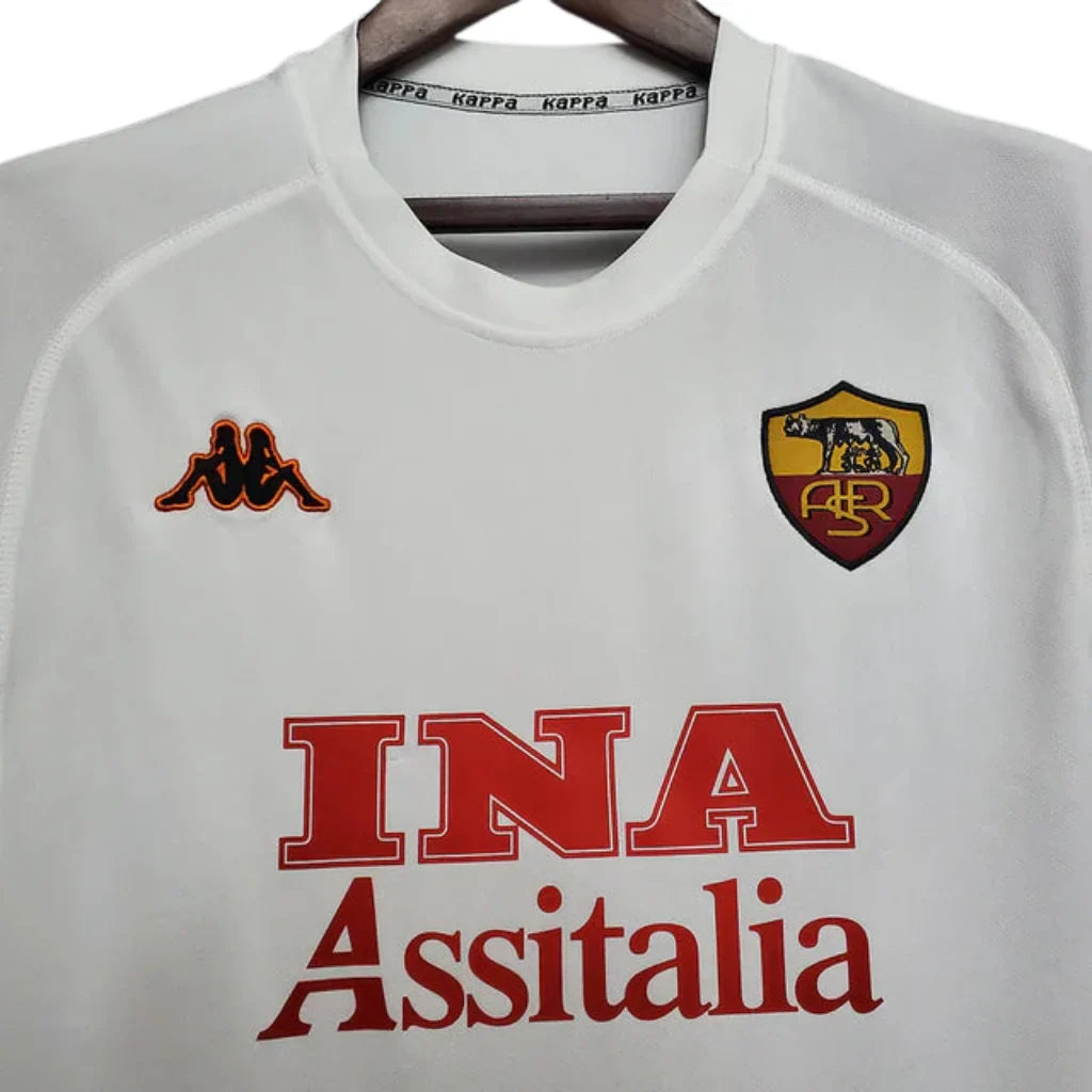 Jersey Roma Retro Branca - 2000/2001