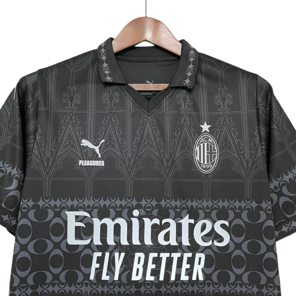 Jersey Milan X Pleasures IV Puma Preto - 23/24