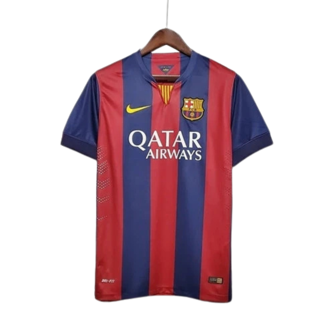 Jersey Barcelona Retro Azul e Grená - 14/15