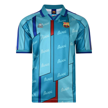 Jersey Barcelona Retro Azul Clara Kappa - 96/97