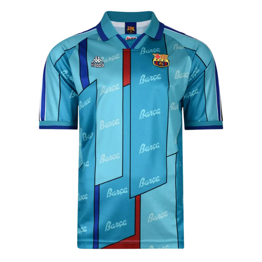 Jersey Barcelona Retro Azul Clara Kappa - 96/97