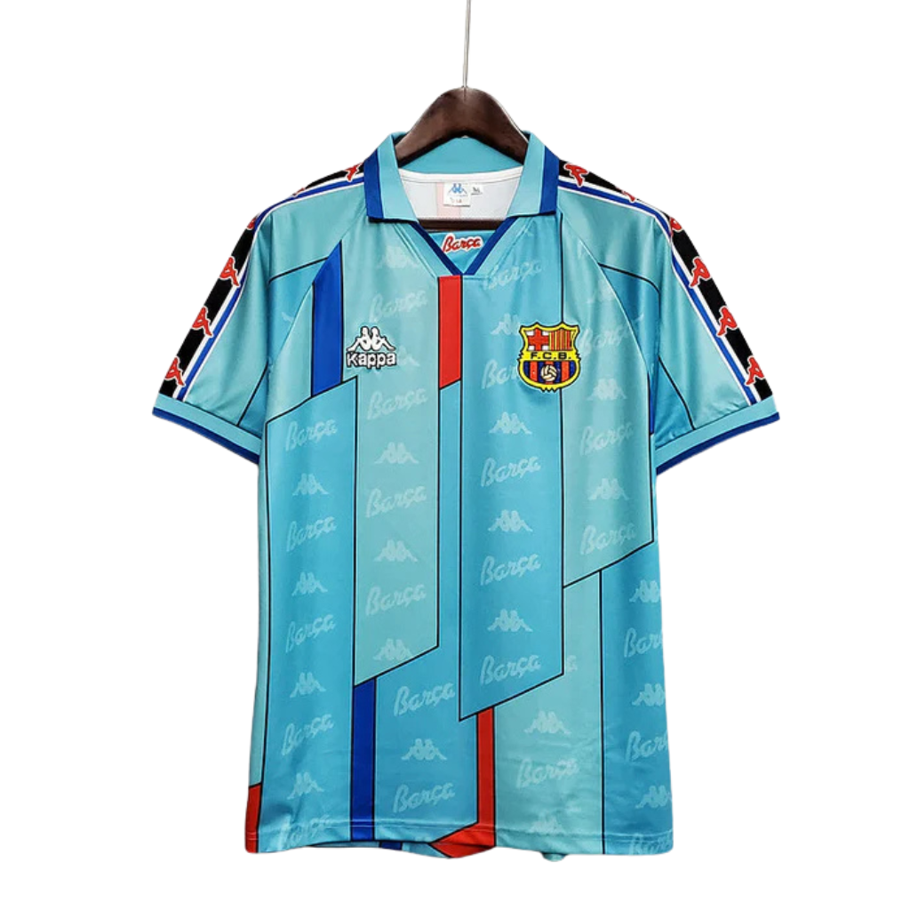 Jersey Barcelona Retro Azul Clara Kappa - 96/97