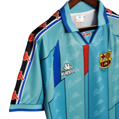 Jersey Barcelona Retro Azul Clara Kappa - 96/97