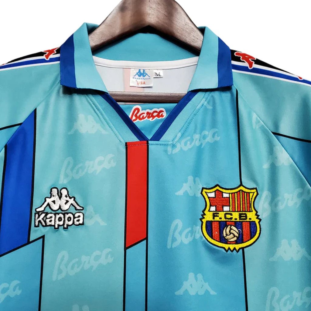 Jersey Barcelona Retro Azul Clara Kappa - 96/97