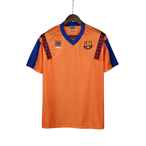 Jersey Barcelona Retro Laranja Meyba - 89/92