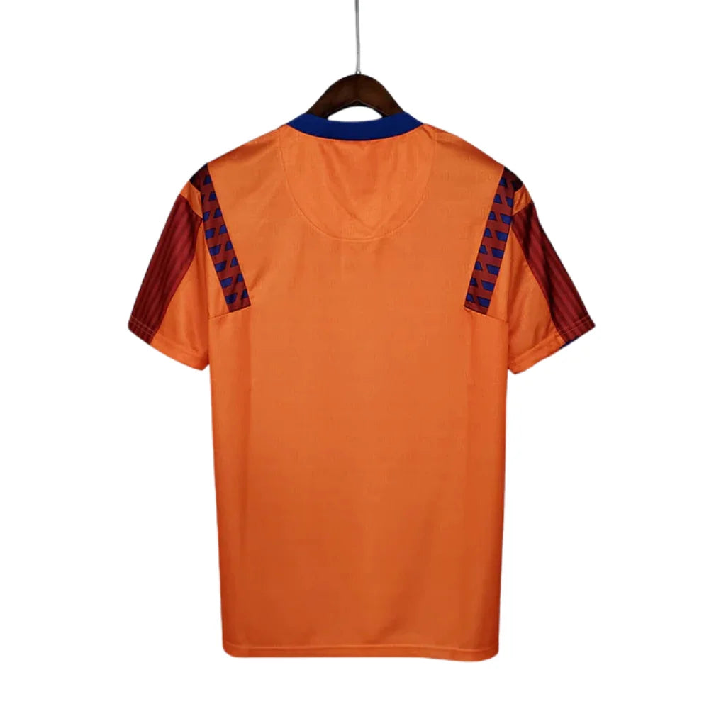 Jersey Barcelona Retro Laranja Meyba - 89/92