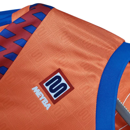 Jersey Barcelona Retro Laranja Meyba - 89/92