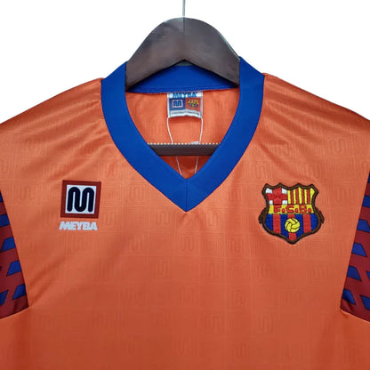 Jersey Barcelona Retro Laranja Meyba - 89/92