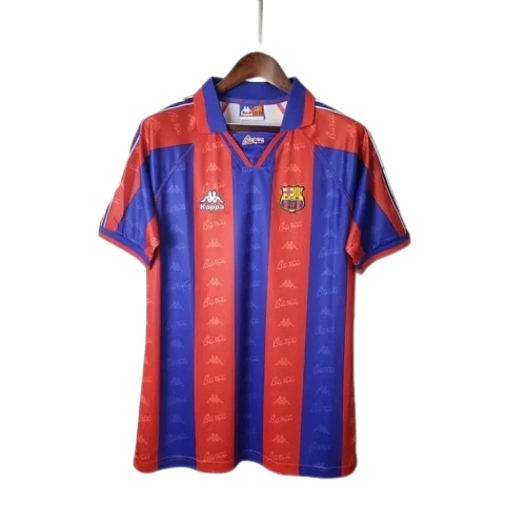 Jersey Barcelona Retro Azul e Grená Kappa - 96/97