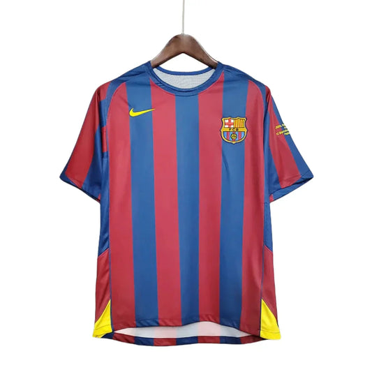 Jersey Barcelona Retro Azul e Vermelha Nike - 2006