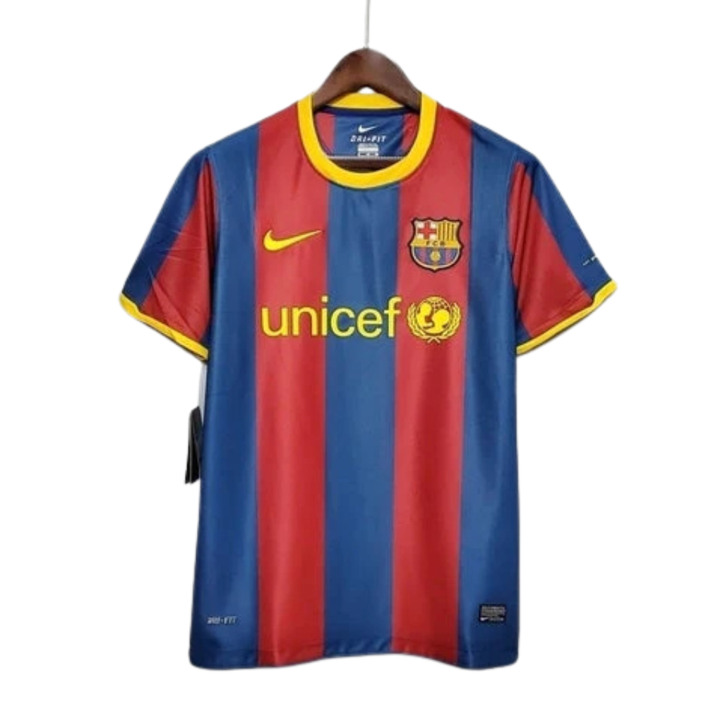 Jersey Barcelona Retro Azul e Grená Nike - 2010/2011