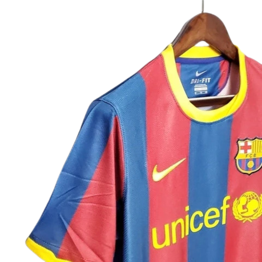 Jersey Barcelona Retro Azul e Grená Nike - 2010/2011