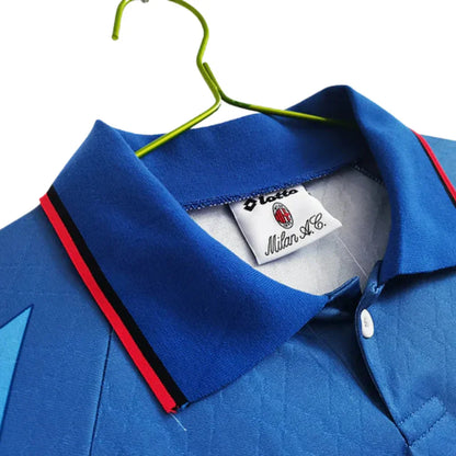 Jersey Milan Retro Azul Lotto - 1995/1996