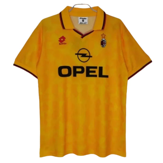 Jersey Milan Retro Laranja Lotto - 1995/1996