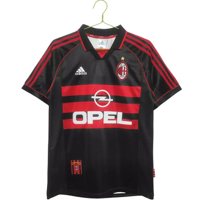 Jersey Milan Retro Preta - 1998/1999