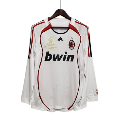 Jersey Long Sleeve Milan Champions League Adidas Branco - 06/07