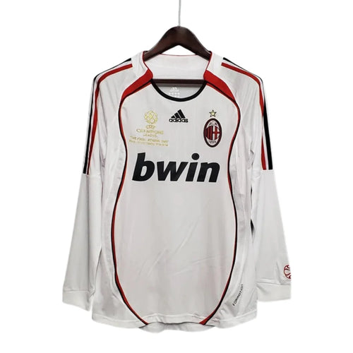 Jersey Long Sleeve Milan Champions League Adidas Branco - 06/07