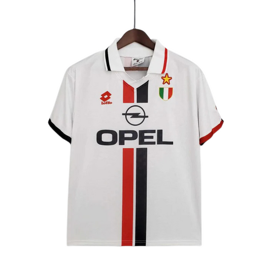 Jersey Milan Retro Branca Lotto - 1995/1997