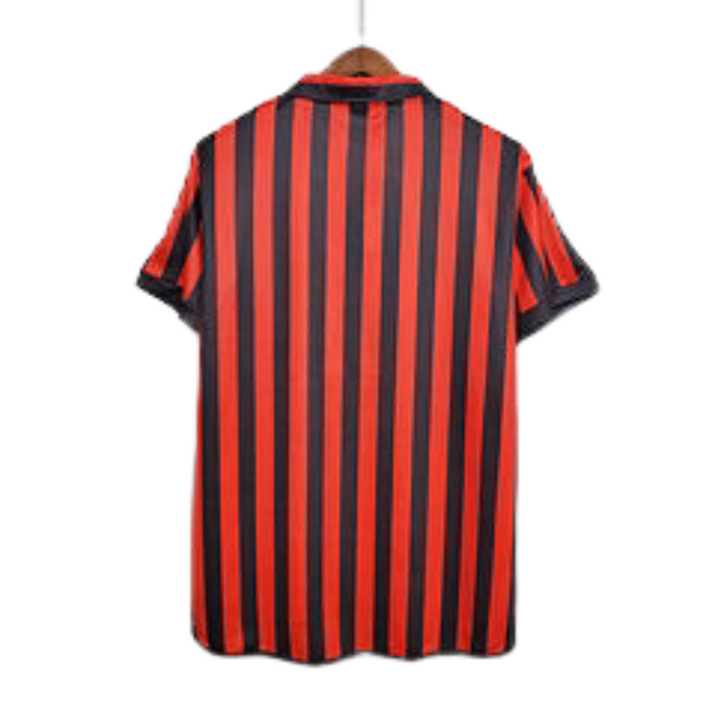 Jersey Milan Retro Vermelha e Preta - 1999/2000