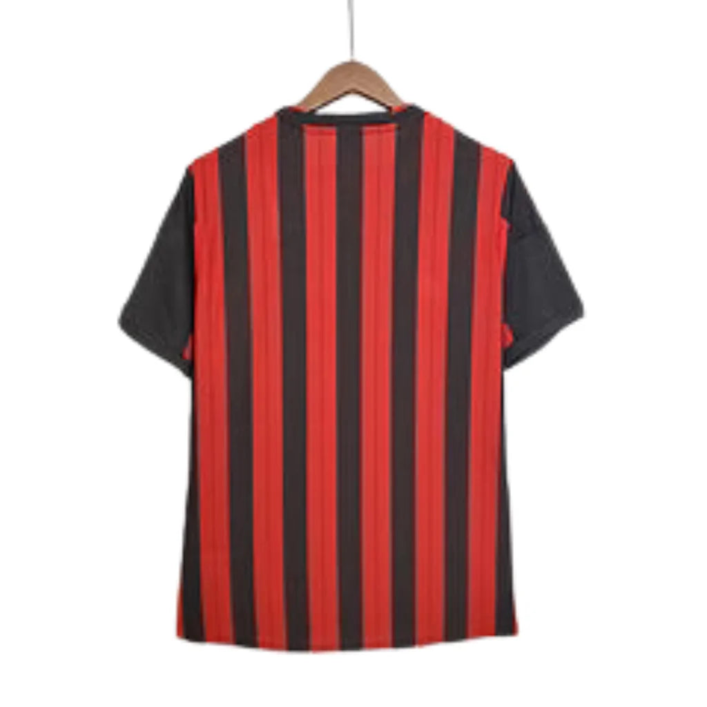 Jersey Milan Retro Vermelha e Preta - 13/14