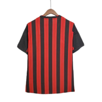 Jersey Milan Retro Vermelha e Preta - 13/14