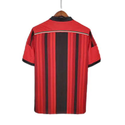 Jersey Milan Retro Vermelha e Preta - 14/15