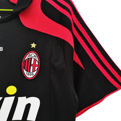Jersey Milan Retro Preta Adidas - 2007/2008