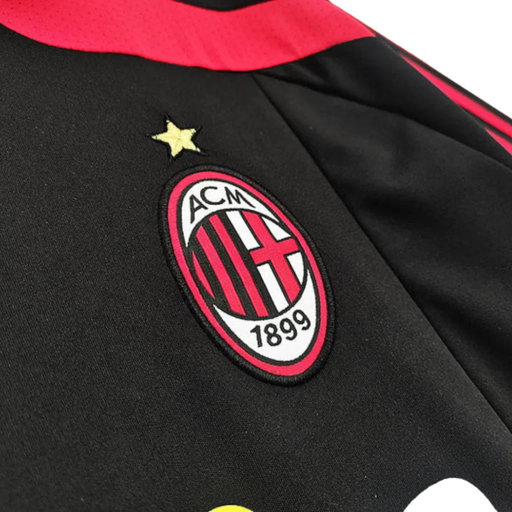 Jersey Milan Retro Preta Adidas - 2007/2008