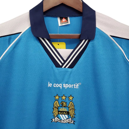 Jersey Manchester City Retro Azul - 1999/2001