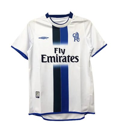 Jersey Chelsea Retro Azul e Branca - 2003/2005