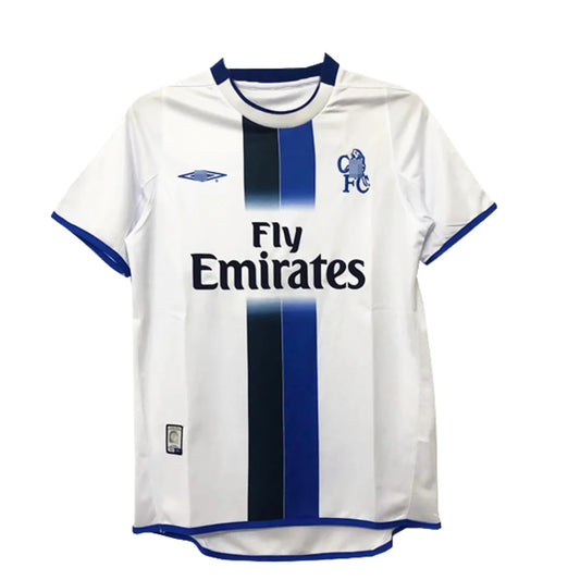 Jersey Chelsea Retro Azul e Branca - 2003/2005