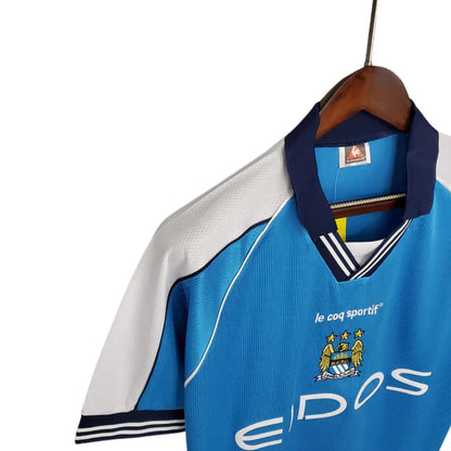 Jersey Manchester City Retro Azul - 1999/2001