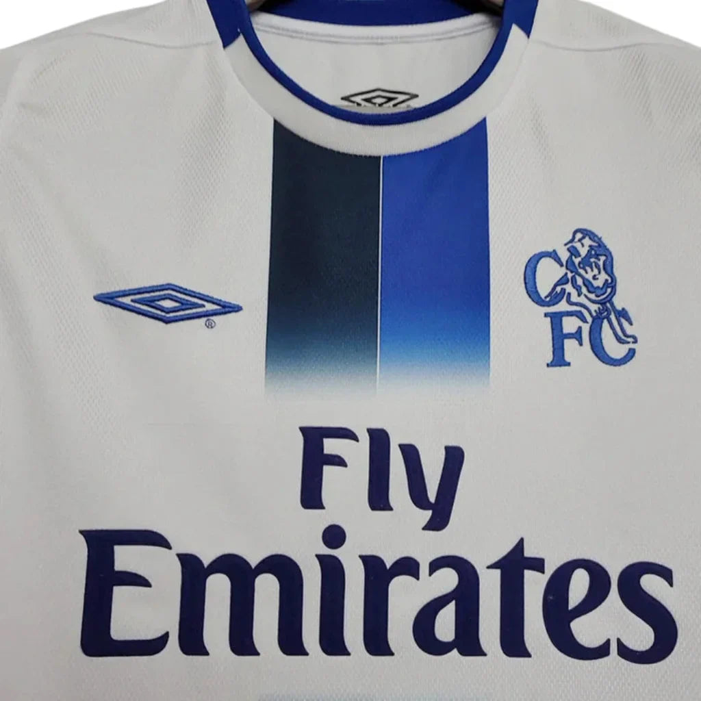 Jersey Chelsea Retro Azul e Branca - 2003/2005