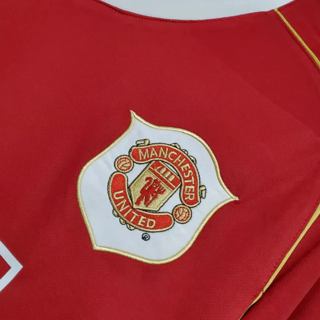 Jersey Long Sleeve Manchester United Vermelho - 06/07