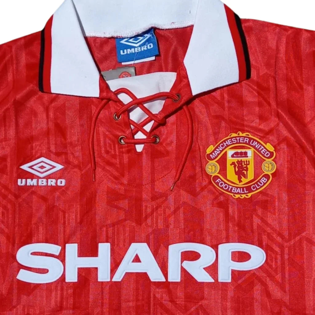 Jersey Manchester United I Retro Vermelho - 1992/94