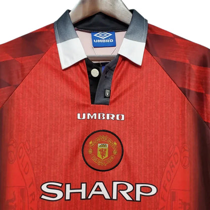 Jersey Long Sleeve Manchester United Vermelho - 1996
