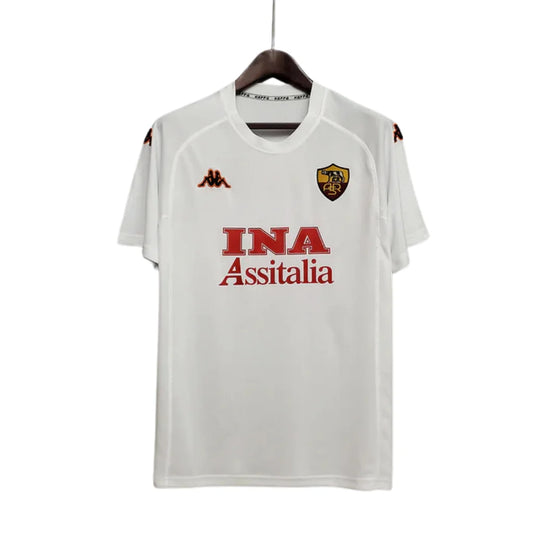Jersey Roma Retro Branca - 2000/2001