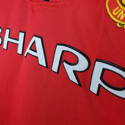 Jersey Manchester United I Retro Vermelho - 1998/99