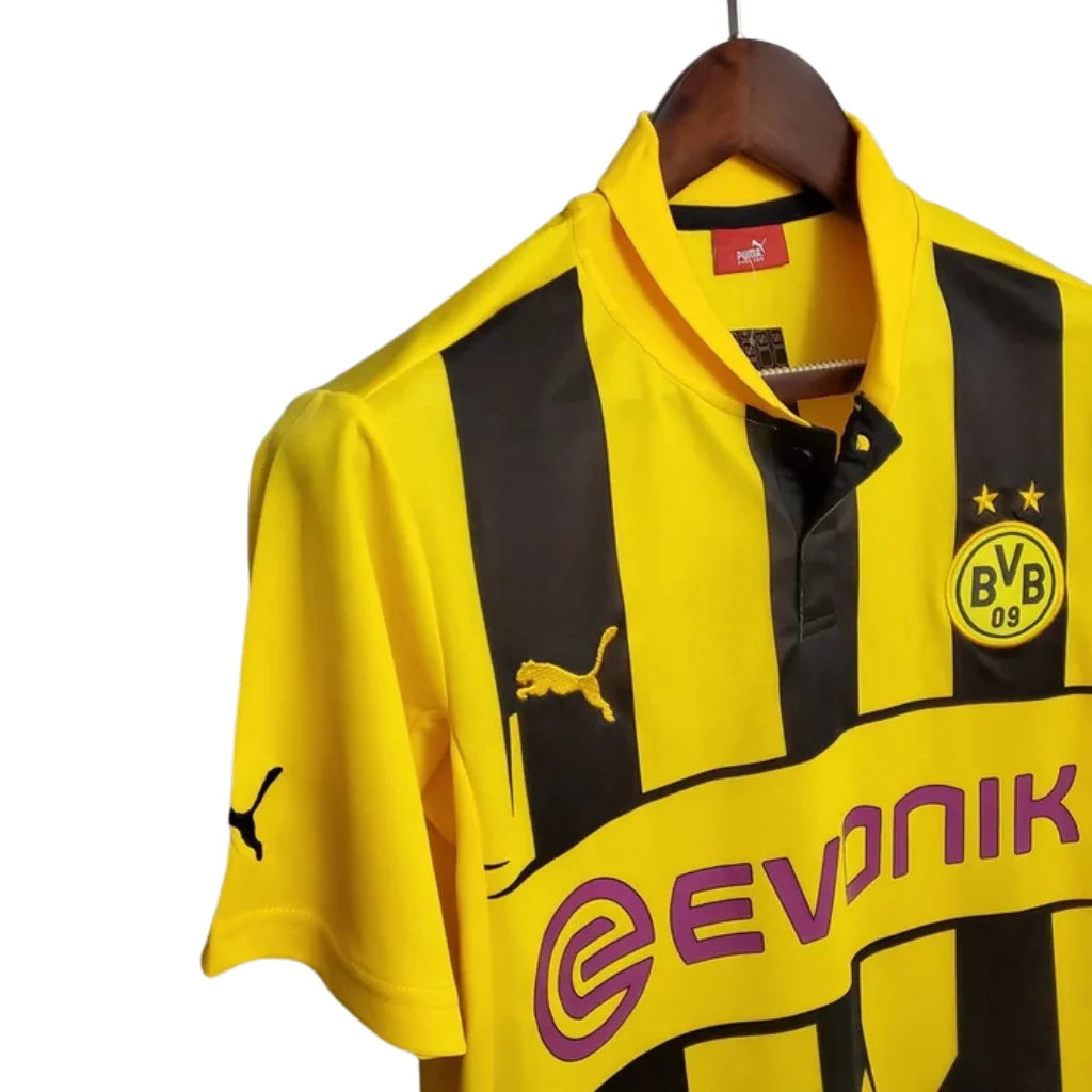 Jersey Borussia Dortmund Retro Amarela e Preta - 12/13