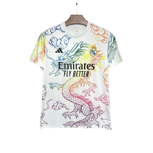 Jersey de futebol Real Madrid Edição Especial Dragão Branca - 2024/2025