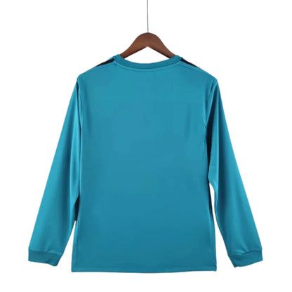 Jersey Manga Longa Real Madrid Adidas Azul - 17/18