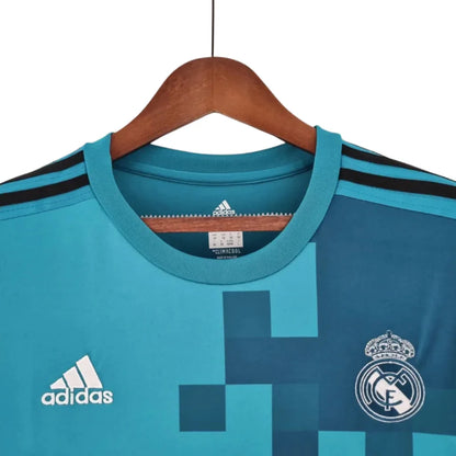 Jersey Manga Longa Real Madrid Adidas Azul - 17/18