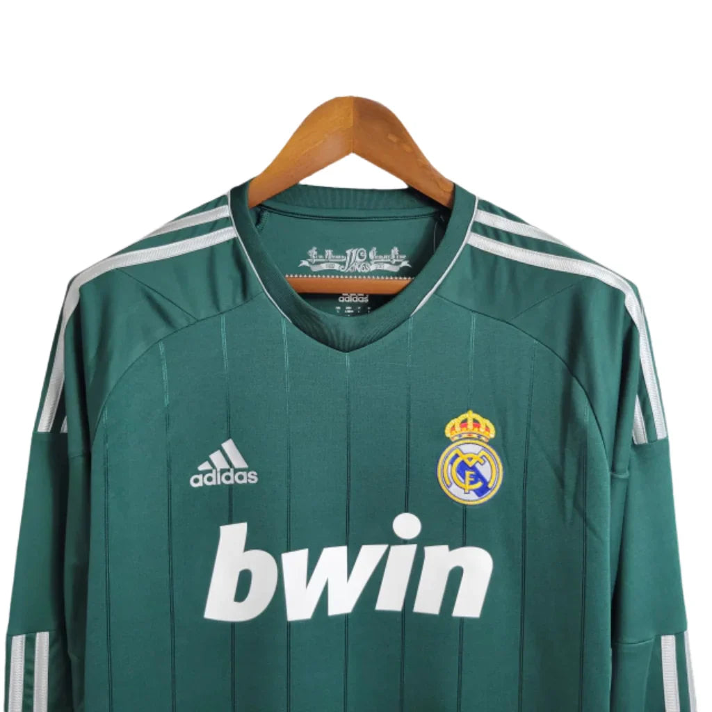 Retro Long Sleeve Real Madrid llI Adidas Green - 12/13