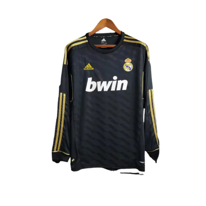 Jersey Manga Longa Real Madrid Adidas Preto - 2012