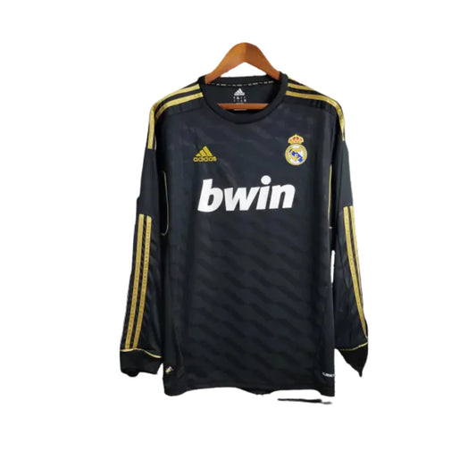 Jersey Manga Longa Real Madrid Adidas Preto - 2012