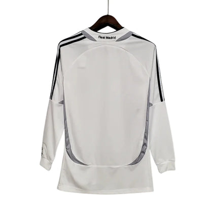 Jersey Manga Longa Real Madrid Adidas Branco - 06/07