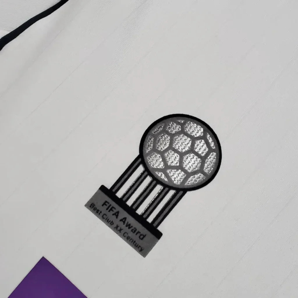 Jersey Manga Longa Real Madrid Adidas Branco - 06/07