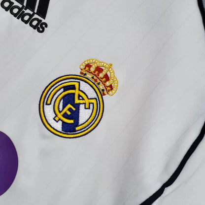 Jersey Manga Longa Real Madrid Adidas Branco - 06/07