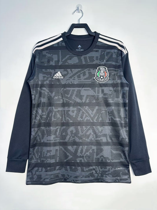 Man's Retro Long Sleeve Mexico National Team Home- 2019