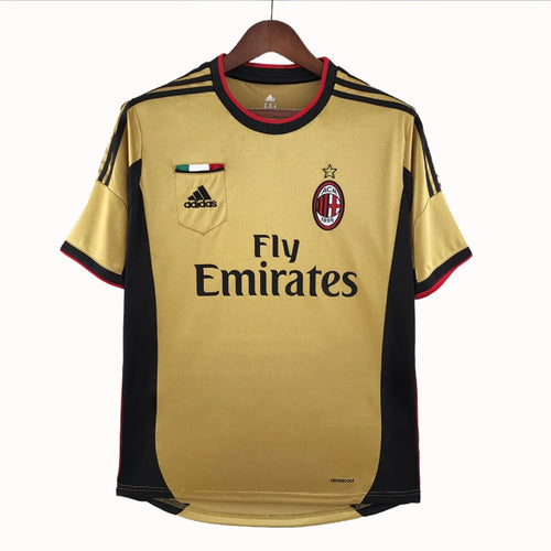 Jersey II AC Milan 2013/14 Retro Dourada Torcedor - Masculina